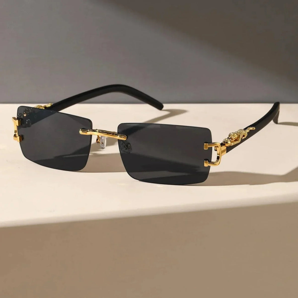 Rosin Minimal Rimless Shades