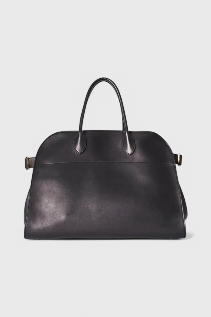 Bolso tote grande mujer marrón elegante – bolso amplio cuero vegano efecto ante