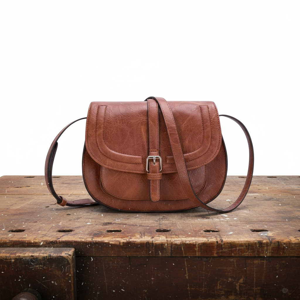Bolso de hombro tipo sillín ajustable — Evelyn