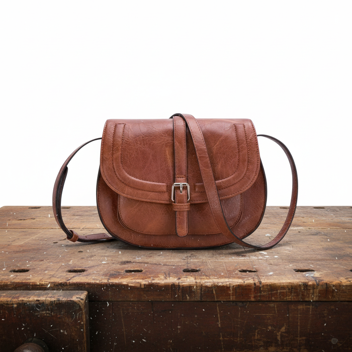 Bolso de hombro tipo sillín ajustable — Evelyn