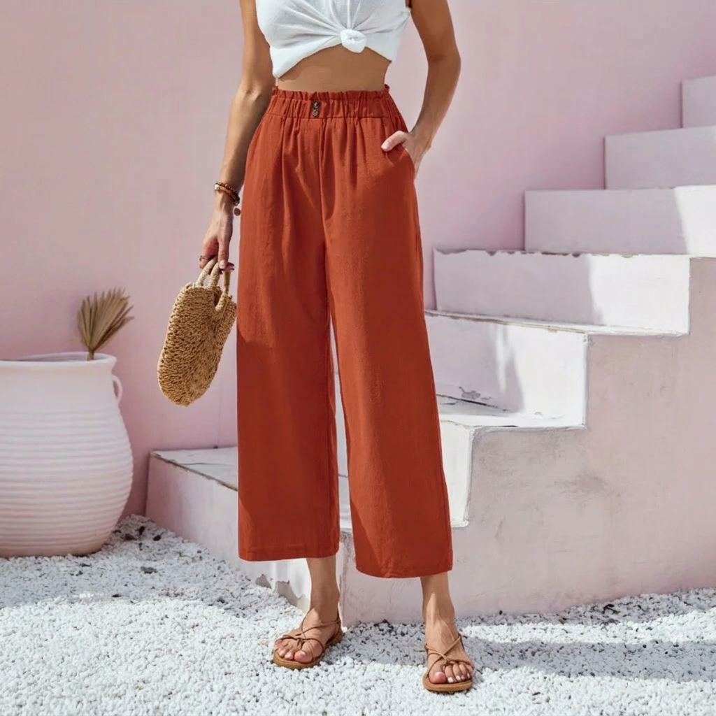 Ginna | Pantalón de Lino y Algodón