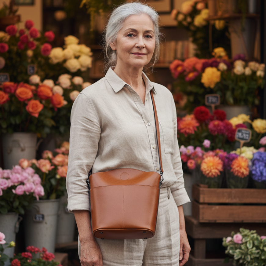 Bolso de mano de diseño clásico — Alina
