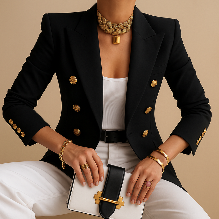 Rive | Blazer Largo Elegante para Mujer