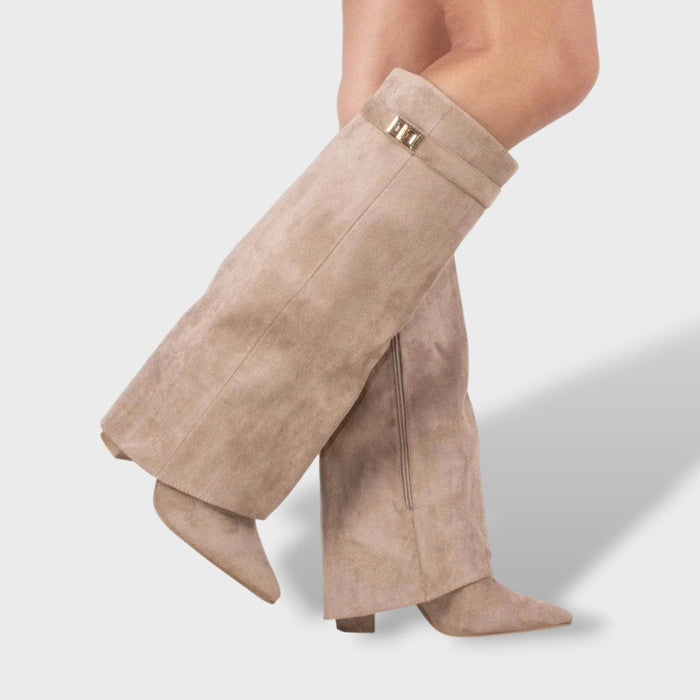 Lorena | Botas Camperas de Ante Mujer Caña Alta