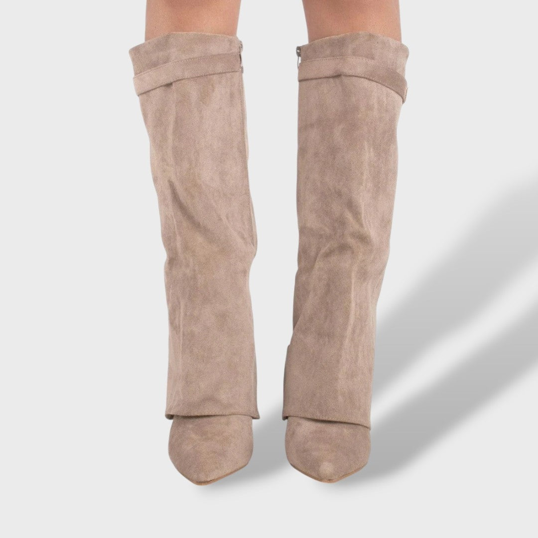 Lorena | Botas Camperas de Ante Mujer Caña Alta