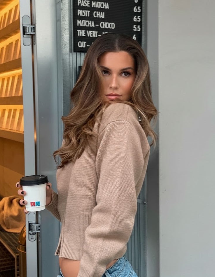 Judy | Rebeca de punto con cremallera para mujer